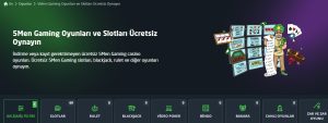 AmgBahis 5Men Sağlayıcısı Oyunları