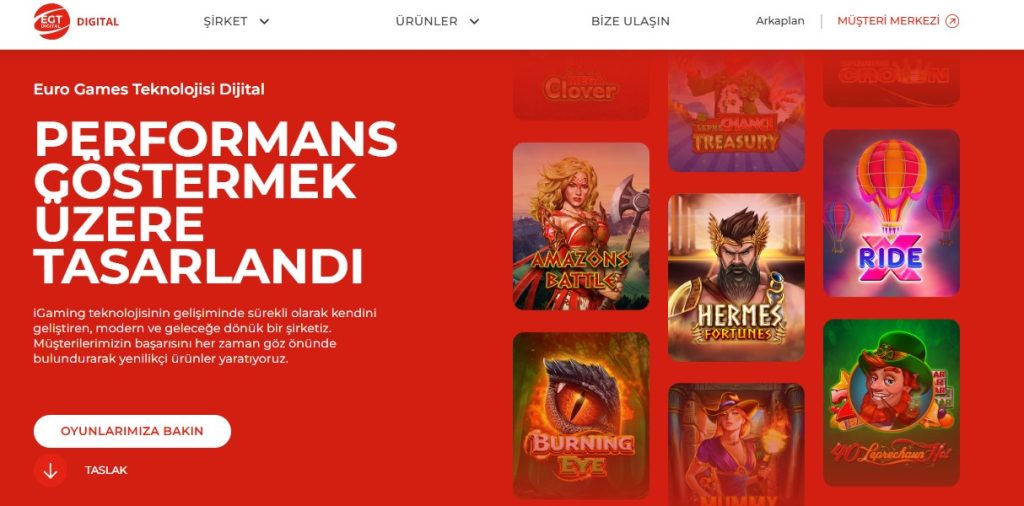 Amgbahis EGT Digital Sağlayıcısı Oyunları