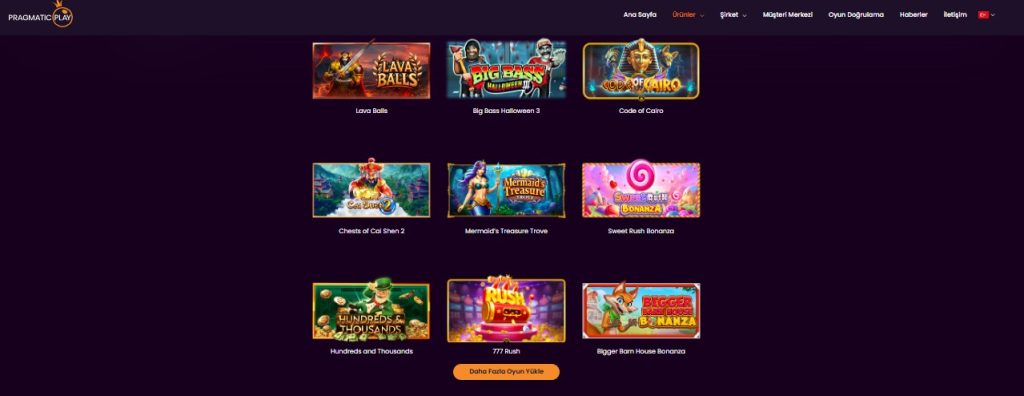 Amgbahis Pragmatic Play Sağlayıcısı Oyunları